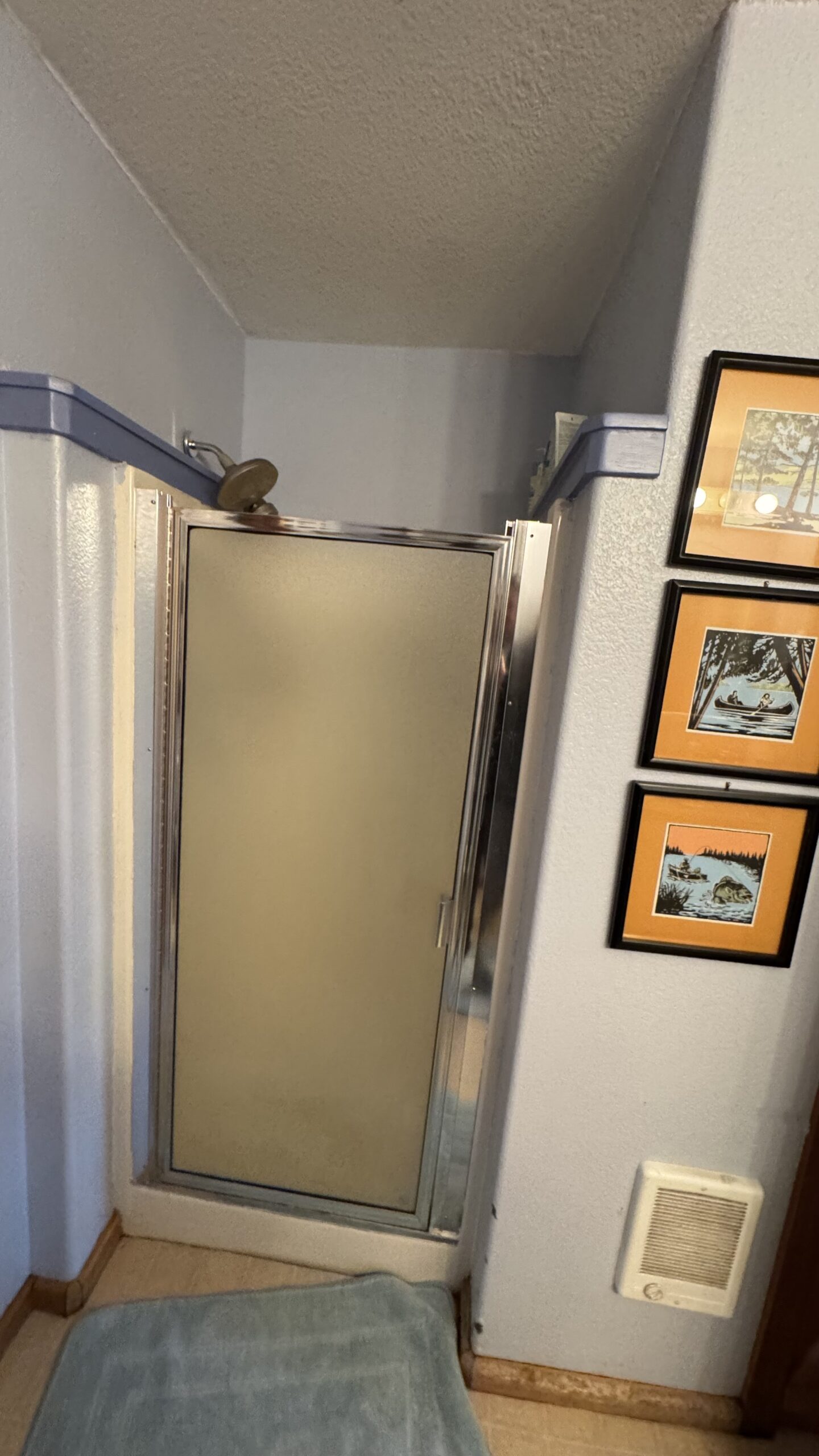 Interior view of living room renovation