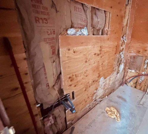 Bathroom repair work