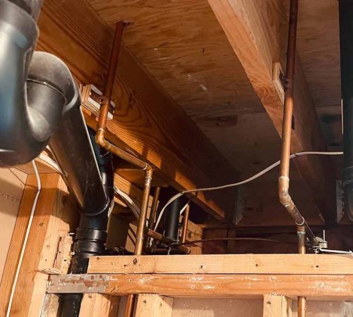 Bathroom repair work